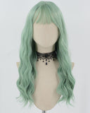 Green Curly Synthetic Wig HW606