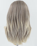 13*6 Mixed Grey Ombre Blonde Synthetic Lace Front Wig WW809
