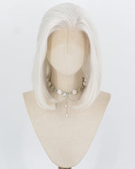 White Grey Bob Synthetic Lace Front Wig WW663