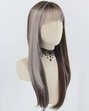 Grey Black Synthetic Wig HW656