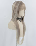 30Inch Long Grey Ombre Synthetic Wig HW763
