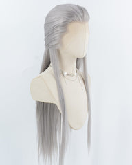 Black Straight Lace Front Men's Wig MW050