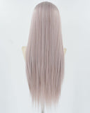Pink Grey Synthetic Lace Front Wig WW869