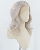 Grey Wavy Synthetic Lace Front Wig WW917