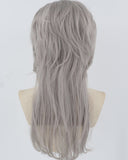 Grey Synthetic Lace Front Wig WW850