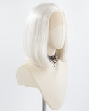 White Grey Bob Synthetic Lace Front Wig WW663