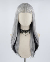 Grey Black Synthetic Wig HW253