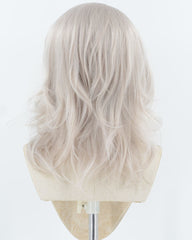 Grey Wavy Synthetic Lace Front Wig WW917