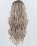 Ombre Grey Synthetic Lace Front Wig WW932