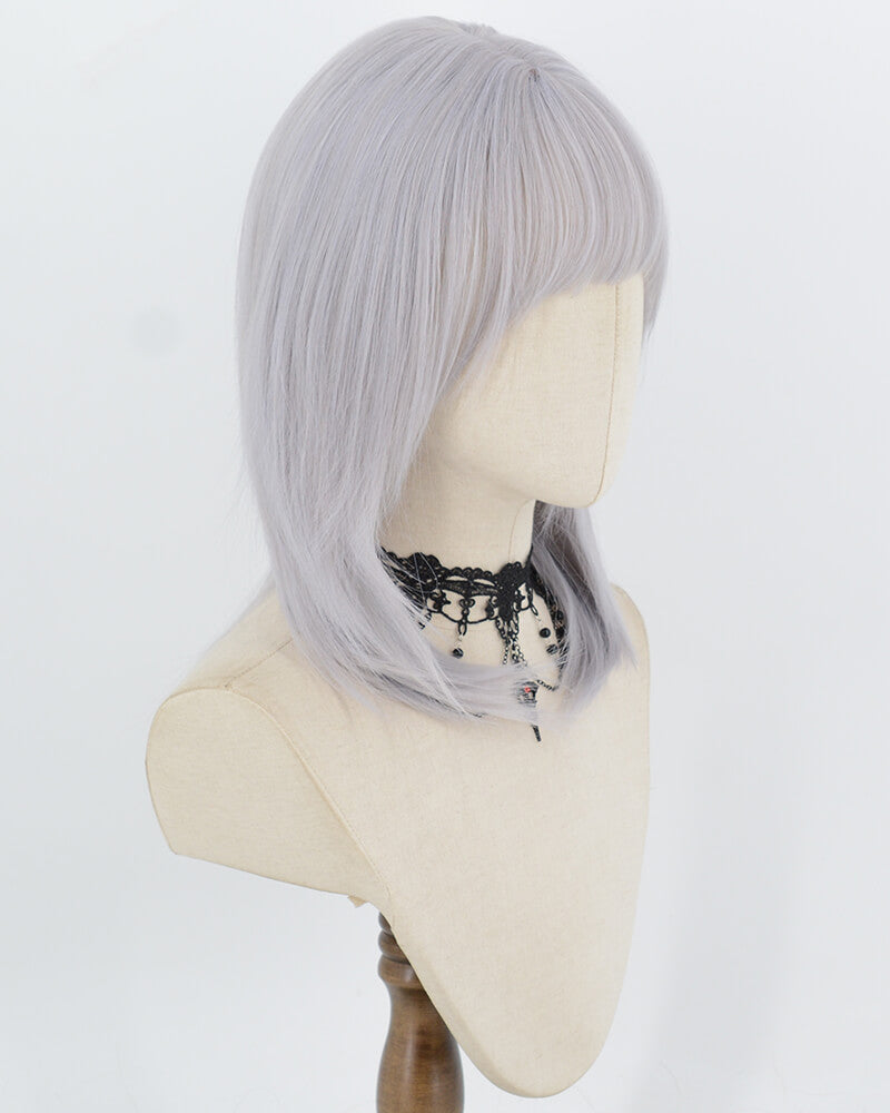 Grey Silver Synthetic Wig HW860