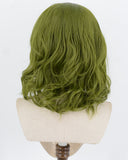 Green Wavy Joker Cosplay Synthetic Lace Front Wig