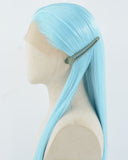 Long Blue Synthetic Lace Front Wig WW463