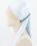 Blue Long Straight Synthetic Lace Front Wig WW918