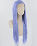 Long Blue Straight Synthetic Lace Front Wig WW813