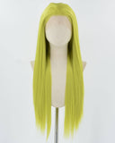 Light Green Long Synthetic Lace Front Wig WW865
