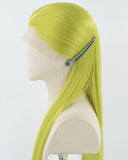 Light Green Long Synthetic Lace Front Wig WW865