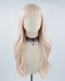 Light Pink Long Synthetic Wig HW234