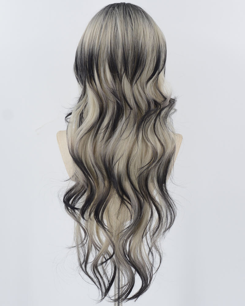 Long Black Ombre Synthetic Wig HW589
