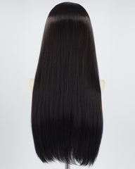 Black Strunk Stripe Rainbow Synthetic Lace Front Wig WW566
