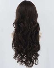 Natural Black Wavy Synthetic Wig HW629