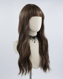 Brown Wavy Long Synthetic Wig HW251