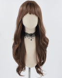 Long New Brown Synthetic Wig HW537
