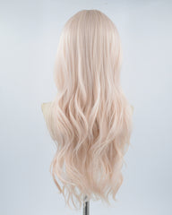 Light Pink Long Synthetic Wig HW234