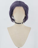 Purple Short Synthetic Lace Front Men's Wig MW028
