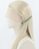 Ash Blonde Straight Synthetic Lace Front Wig WT220