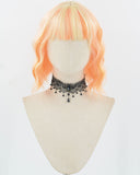 Mixed Orange Short Curly Synthetic Wig HW678