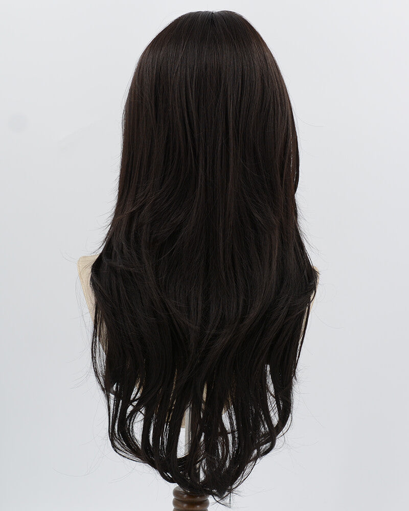 Natural Black Long Synthetic Wig HW791