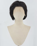 Natural Black Short Synthetic Lace Front Men's Wig MW030