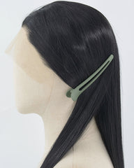 Natural Black Long Straight Synthetic Lace Front Wig WW894