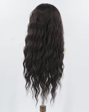 Natural Black Curly Synthetic Lace Front Wig WW953