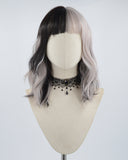 New Pink Grey Black Synthetic Wig HW235