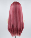 Red Pink Synthetic Wig HW264