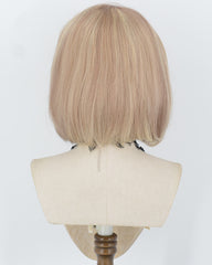 Ombre Blonde Short Human Hair Wig HT044