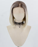 Ombre Blonde Bob Synthetic Lace Front Wig WW1009