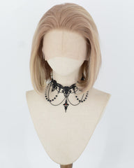Ombre Blonde Short Human Hair Wig HT044