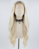Ombre Blonde Long Synthetic Lace Front Wig WW602