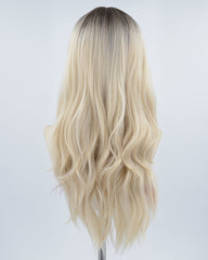 Ombre Blonde Pink Synthetic Wig HW291
