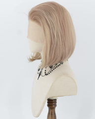 Ombre Blonde Short Human Hair Wig HT044