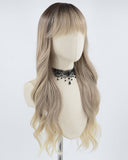 Ombre Blonde Wavy Synthetic Wig HW344