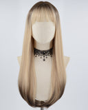 Black Ombre Blonde Synthetic Wig HW392