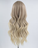 Ombre Blonde Wavy Synthetic Wig HW328