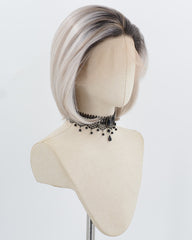 Black Ombre Blonde Synthetic Lace Front Wig WW1008