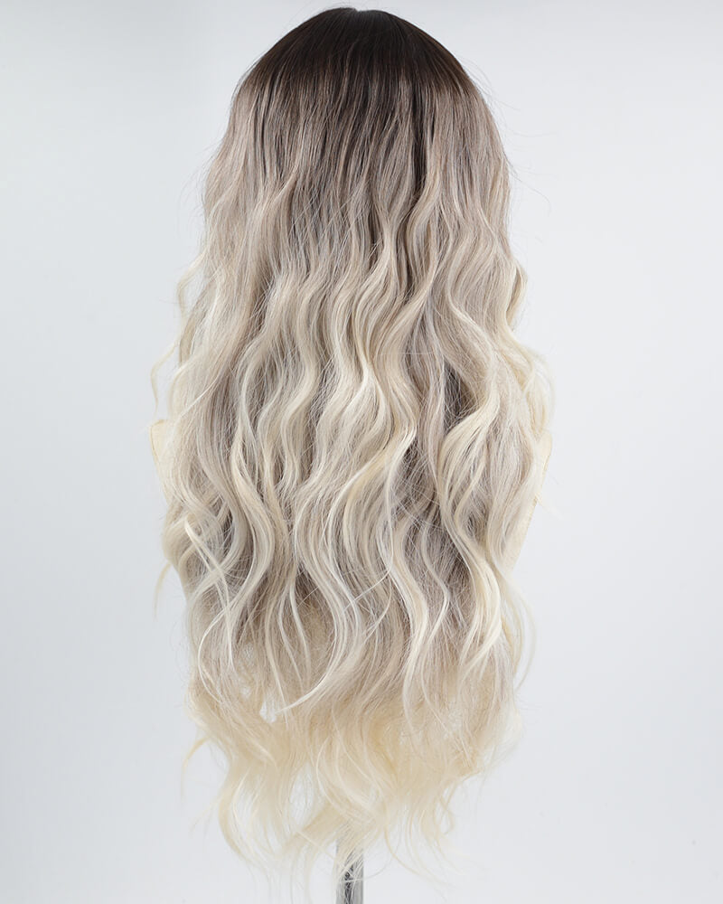 Grey Blonde Synthetic Wig HW431