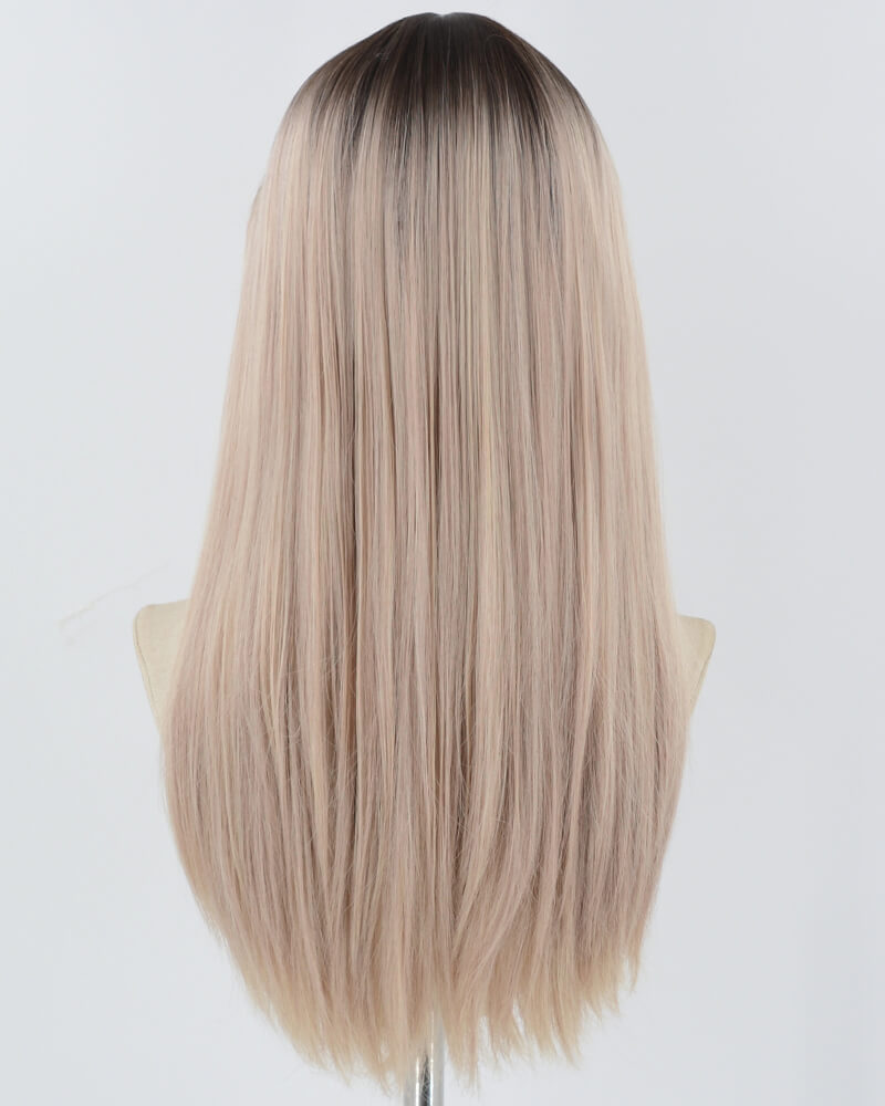 Ombre Blonde Straight Synthetic Wig HW583