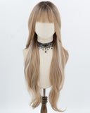 Long Ombre Blonde White Synthetic Wig HW800