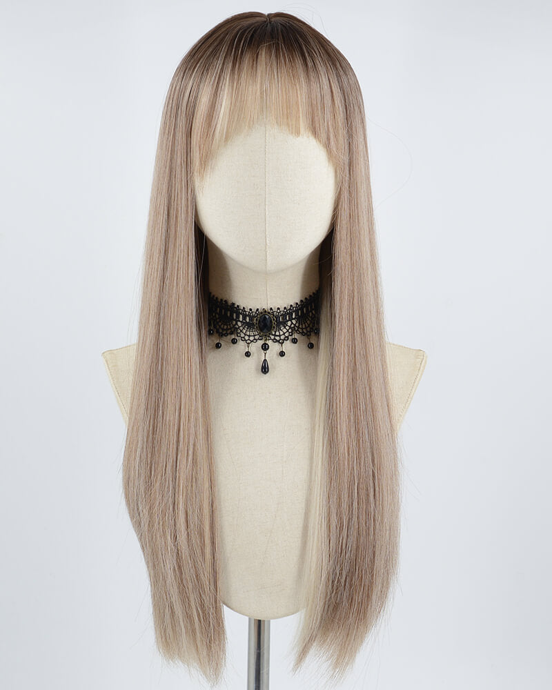 Ombre Brown Synthetic Wig HW321